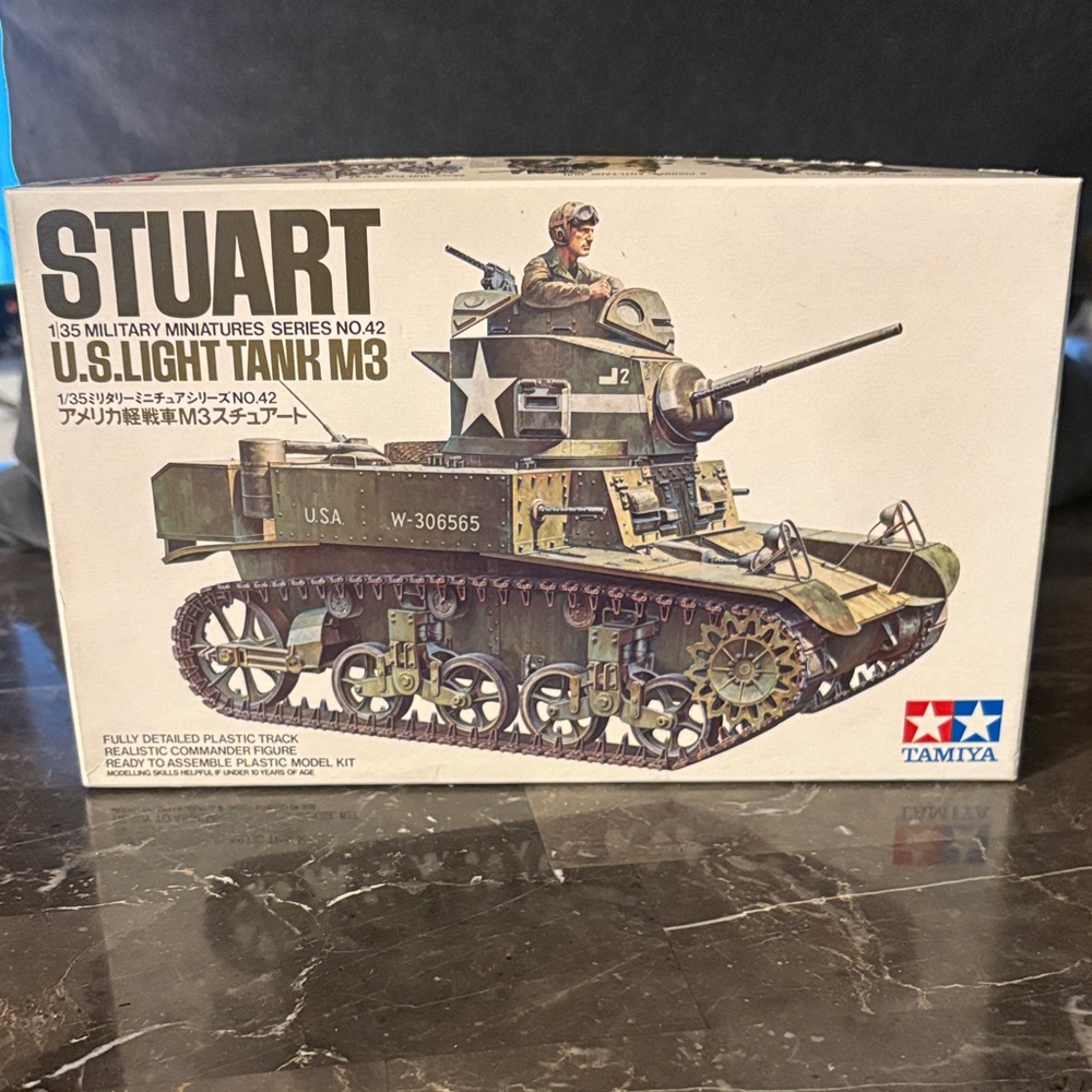 Tamiya U.S. Light Tank M3 Model Kit